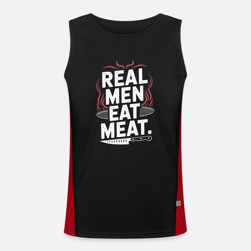 Diet on carnivore diet on the Men's Functional Contrast Tank Top 