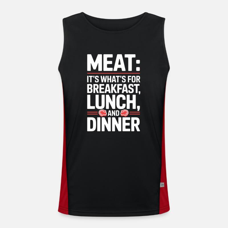 Diet on carnivore diet on the Men's Functional Contrast Tank Top 