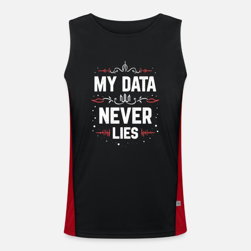 Data Analyst Big Data Specialist Business Funktionelles Kontrast-Tank Top für Männer 