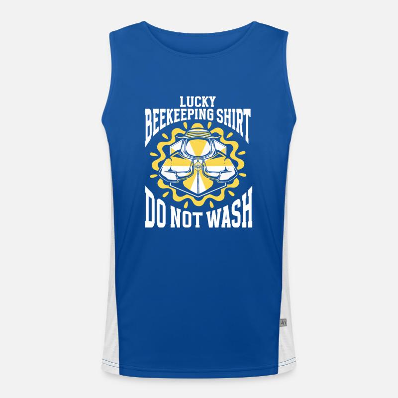 Beekeeping Bees Beekeeper Funktionelles Kontrast-Tank Top für Männer 
