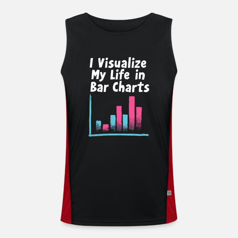 Data Analyst Big Data Specialist Business Funktionelles Kontrast-Tank Top für Männer 