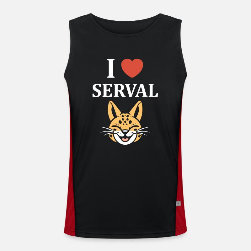 serval Débardeur respirant contrasté Homme 