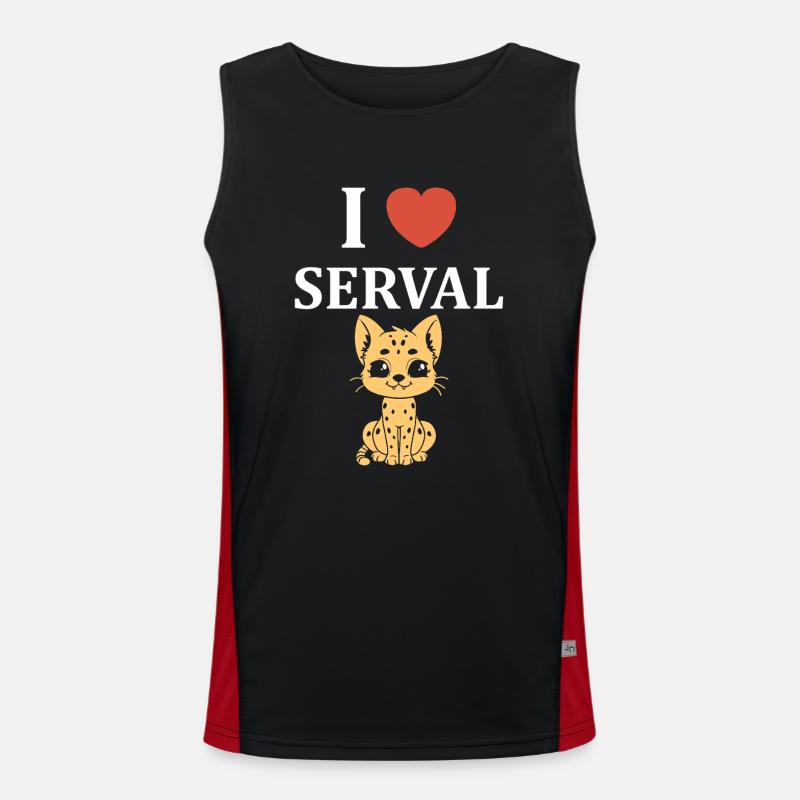 serval Débardeur respirant contrasté Homme 