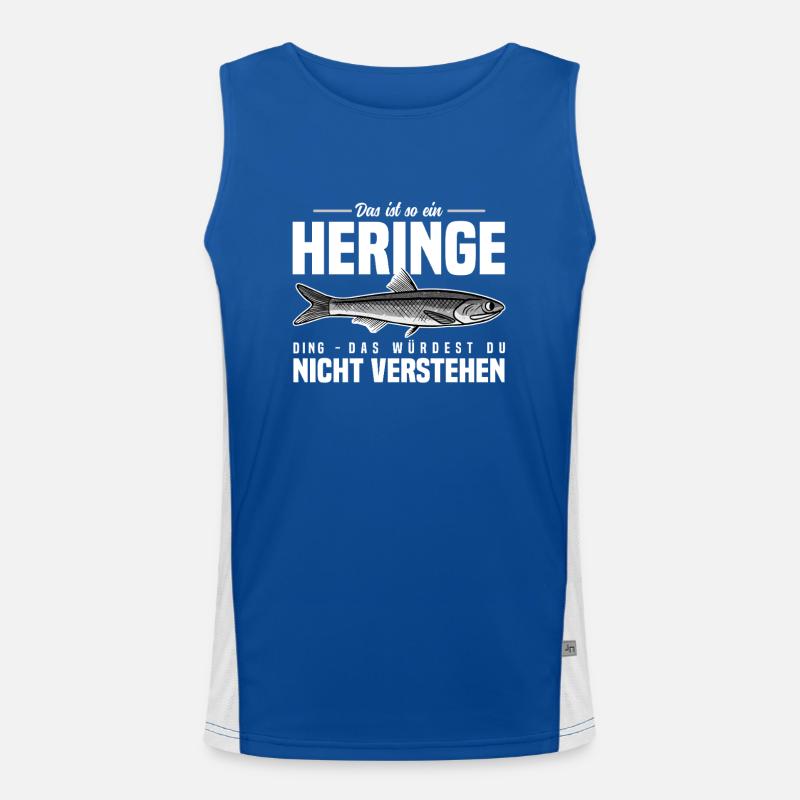 Heringe Funktionelles Kontrast-Tank Top für Männer 
