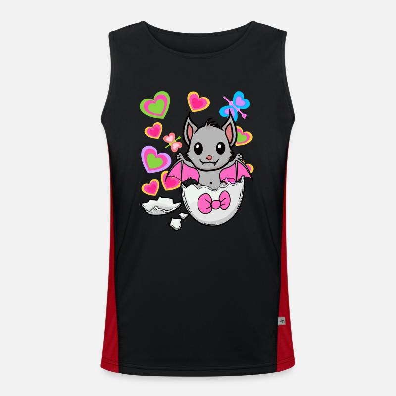 Bat Eggshell Birth Egg Children Child Men's Functional Contrast Tank Top 