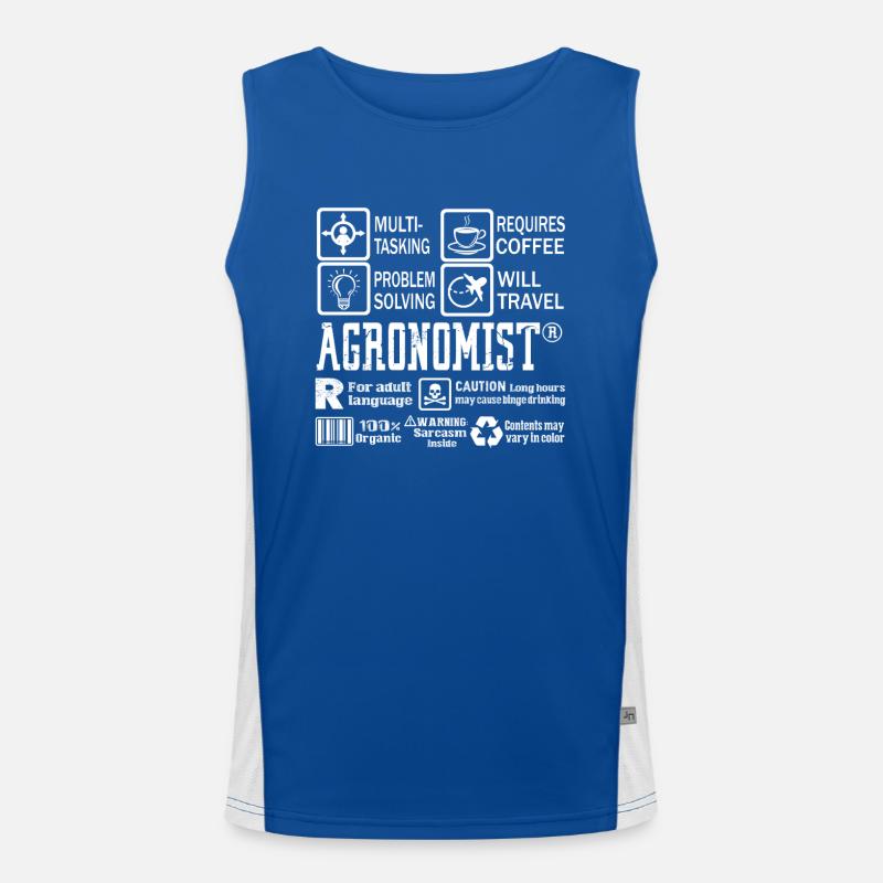 Agronomist Multitasking Men's Functional Contrast Tank Top 