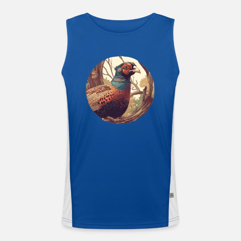 Pheasants Pheasant Men's Functional Contrast Tank Top 