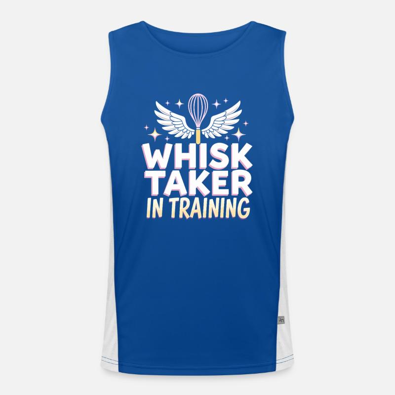 Junior Baking Kandidat Junger Koch Backen Funktionelles Kontrast-Tank Top für Männer 