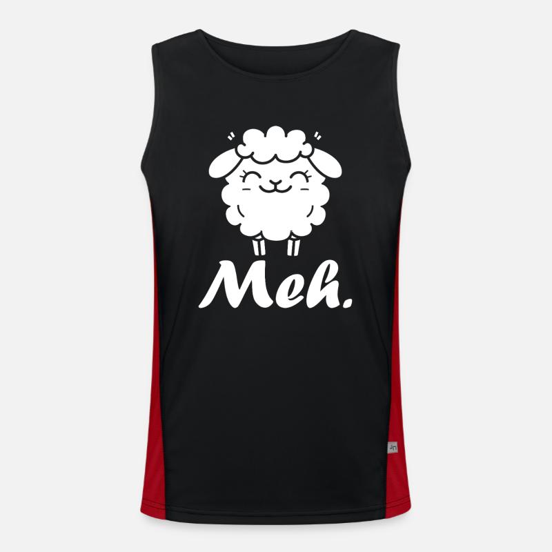sheep Men's Functional Contrast Tank Top 