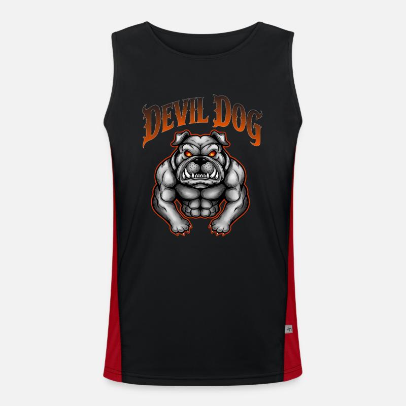 DEVIL DOG Men's Functional Contrast Tank Top 