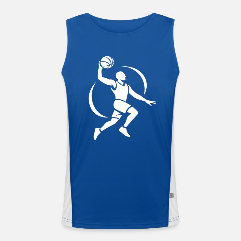 Basketteur Débardeur respirant contrasté Homme 