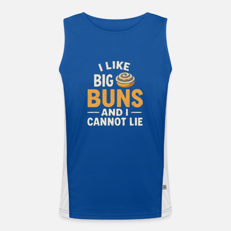 I like big rolls Men's Functional Contrast Tank Top 