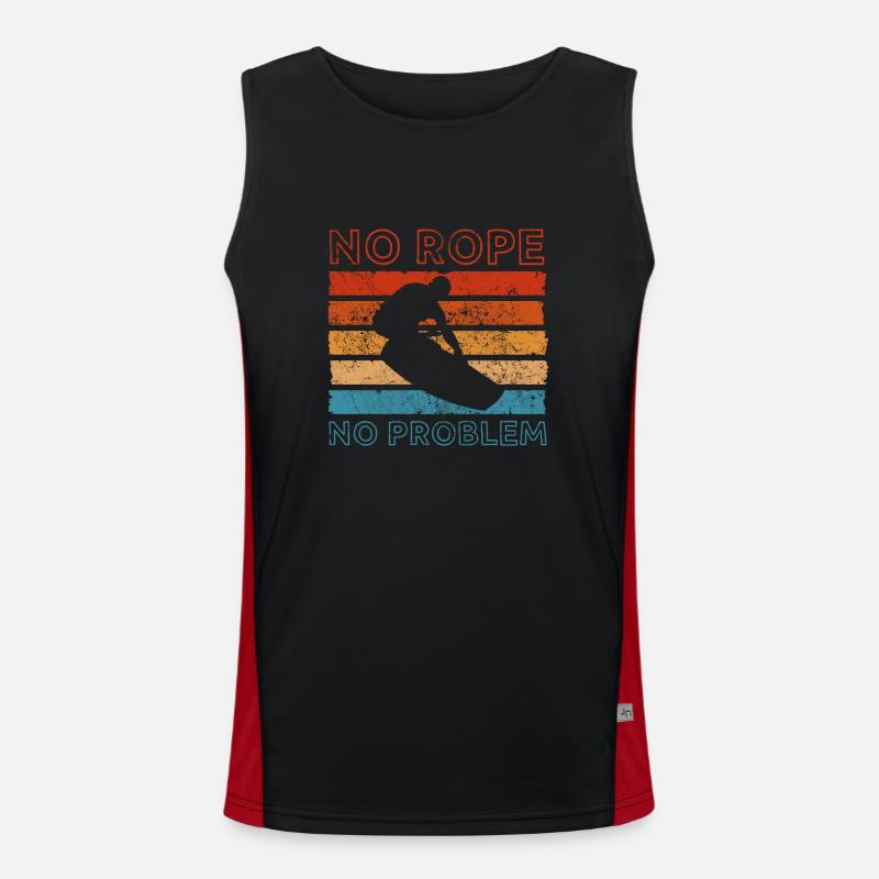 Wakeboarding Men's Functional Contrast Tank Top 