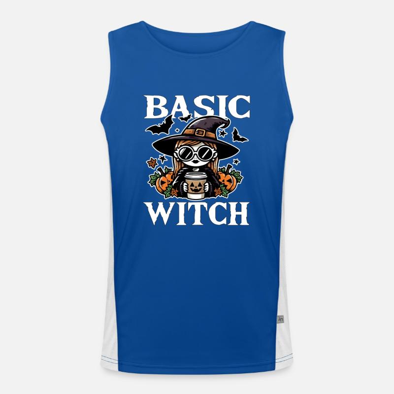 BASIC HEXE - HALLOWEEN GESCHENK Funktionelles Kontrast-Tank Top für Männer 