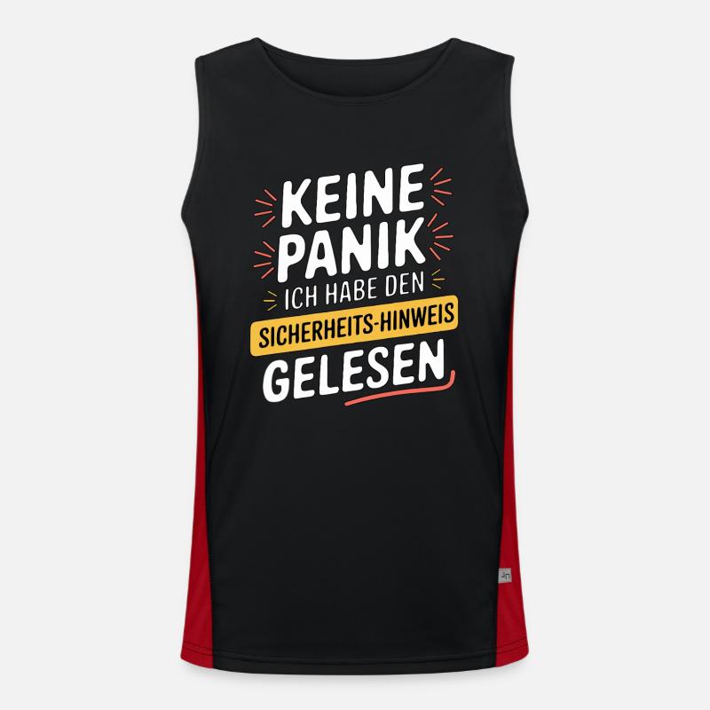 SECURITY Men's Functional Contrast Tank Top 