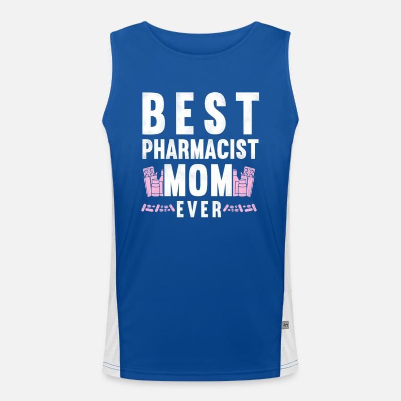 Pharmacy Tech Technician Funktionelles Kontrast-Tank Top für Männer 