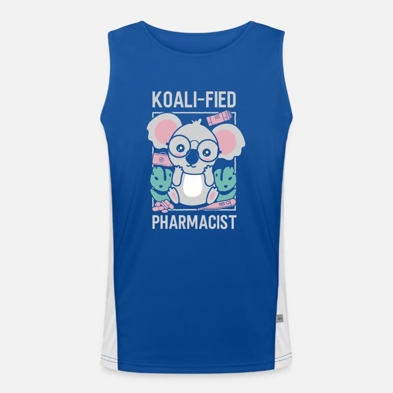 Pharmacy Tech Technician Funktionelles Kontrast-Tank Top für Männer 