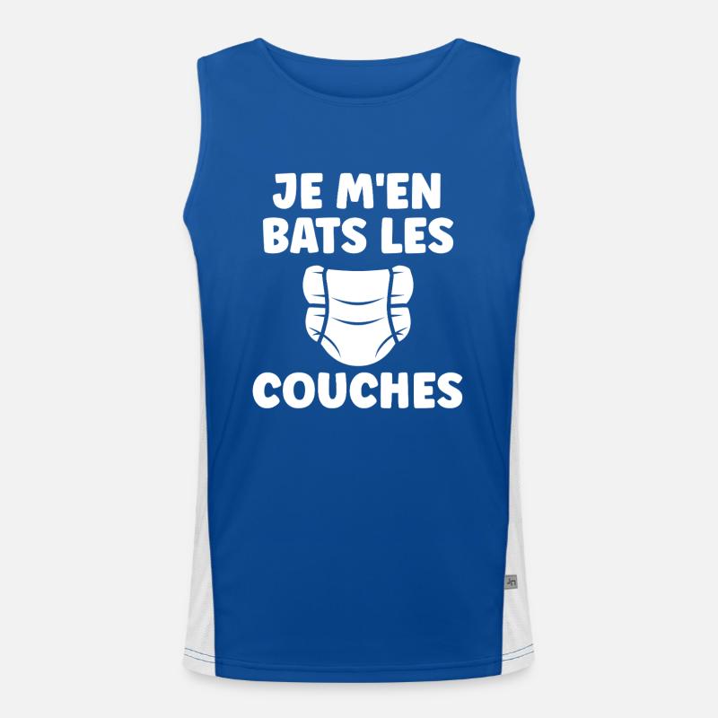 Couches Débardeur respirant contrasté Homme 