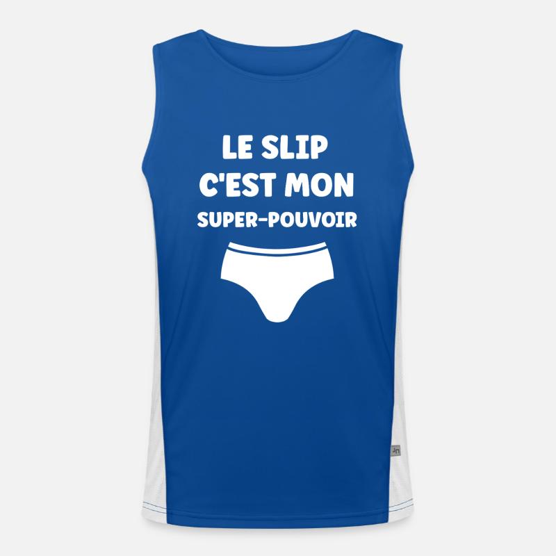 Slip Débardeur respirant contrasté Homme 