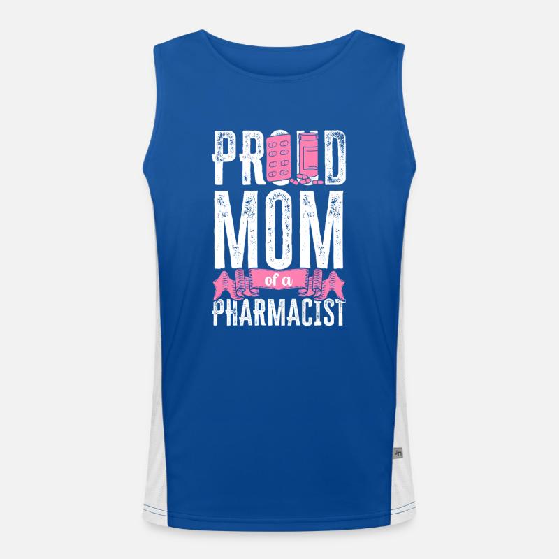Pharmacy Tech Technician Funktionelles Kontrast-Tank Top für Männer 