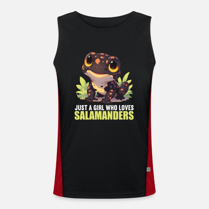 Salamanders Salamander Funktionelles Kontrast-Tank Top für Männer 
