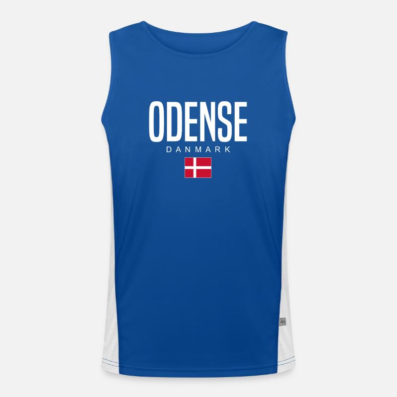 Odense, Danemark Débardeur respirant contrasté Homme 