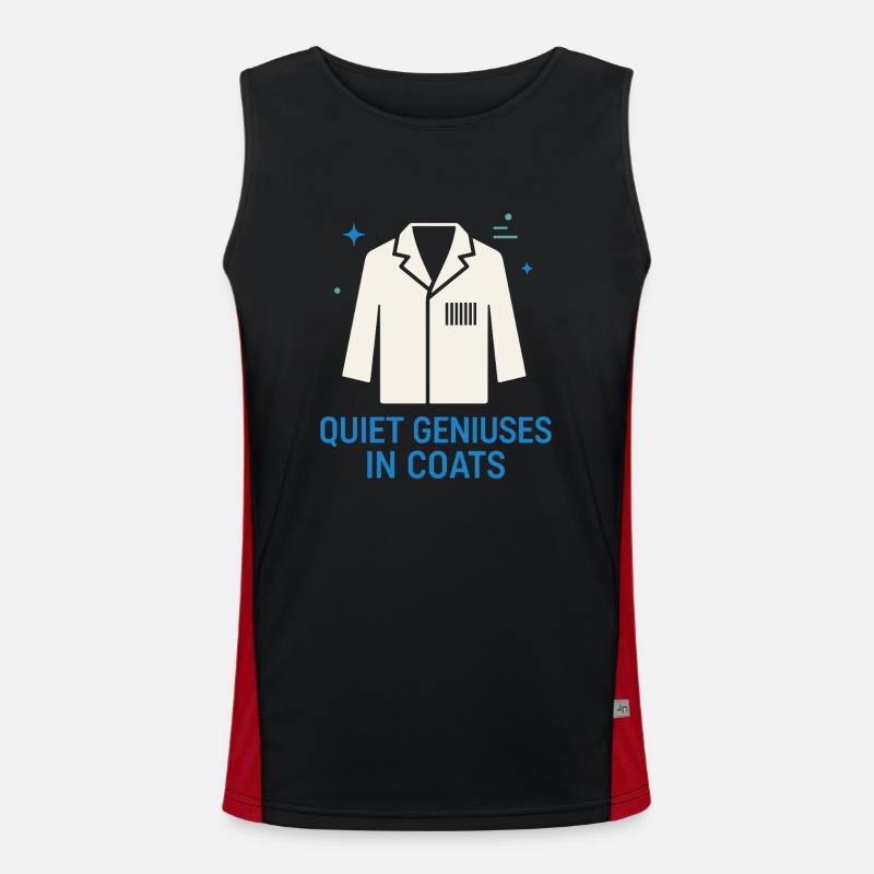 Clinical Lab Tech Diagnostic Science Data Nerd Funktionelles Kontrast-Tank Top für Männer 