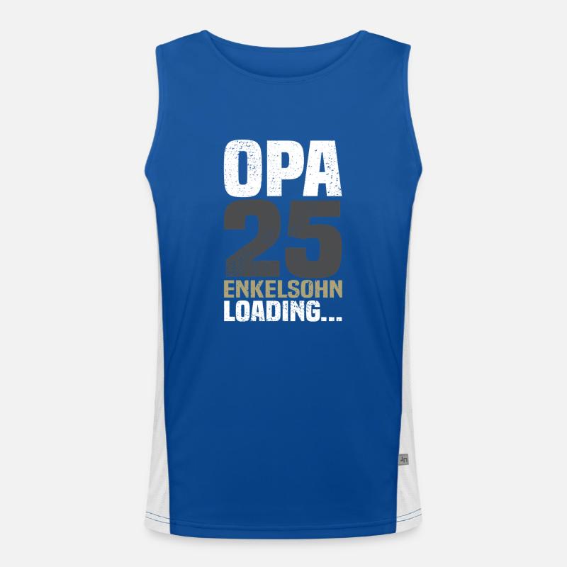 Opa Laoding 2025 - Enkelsohn Funktionelles Kontrast-Tank Top für Männer 
