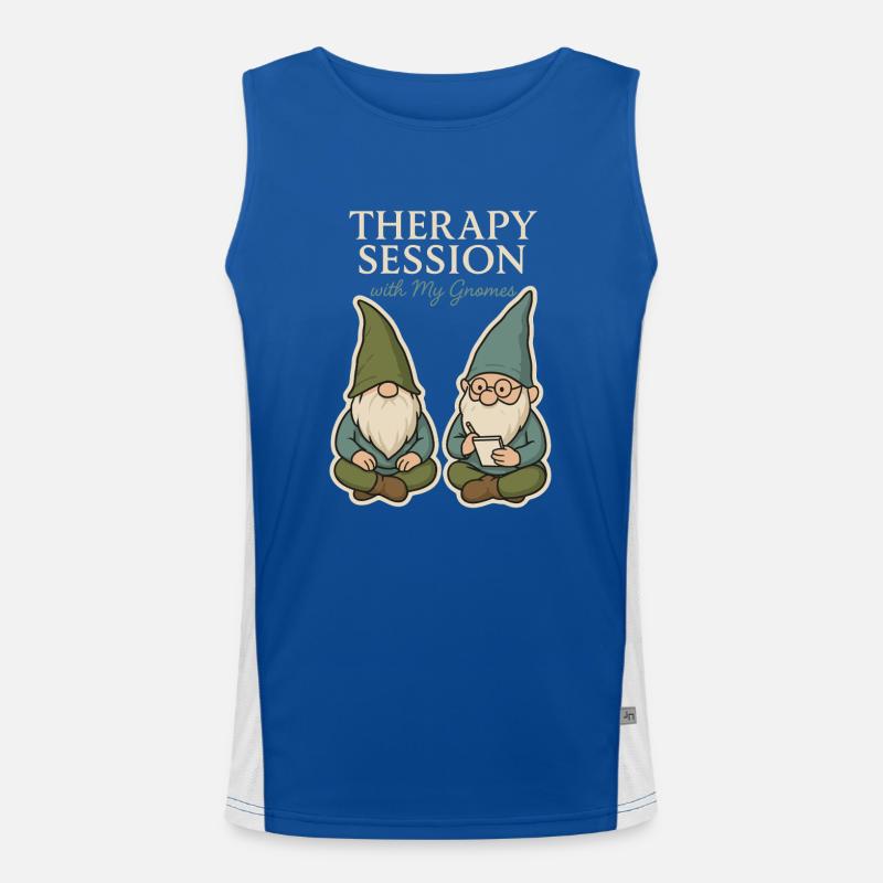 Garten Zwerg Oma: Eigenwilliger Gnomecore, Funktionelles Kontrast-Tank Top für Männer 