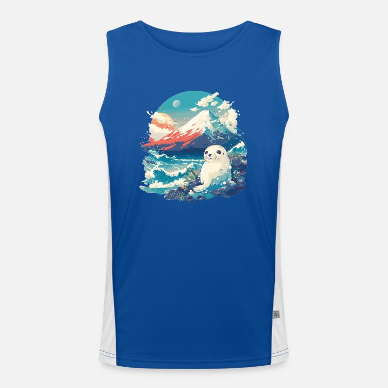 Joints, Phoque Débardeur respirant contrasté Homme 