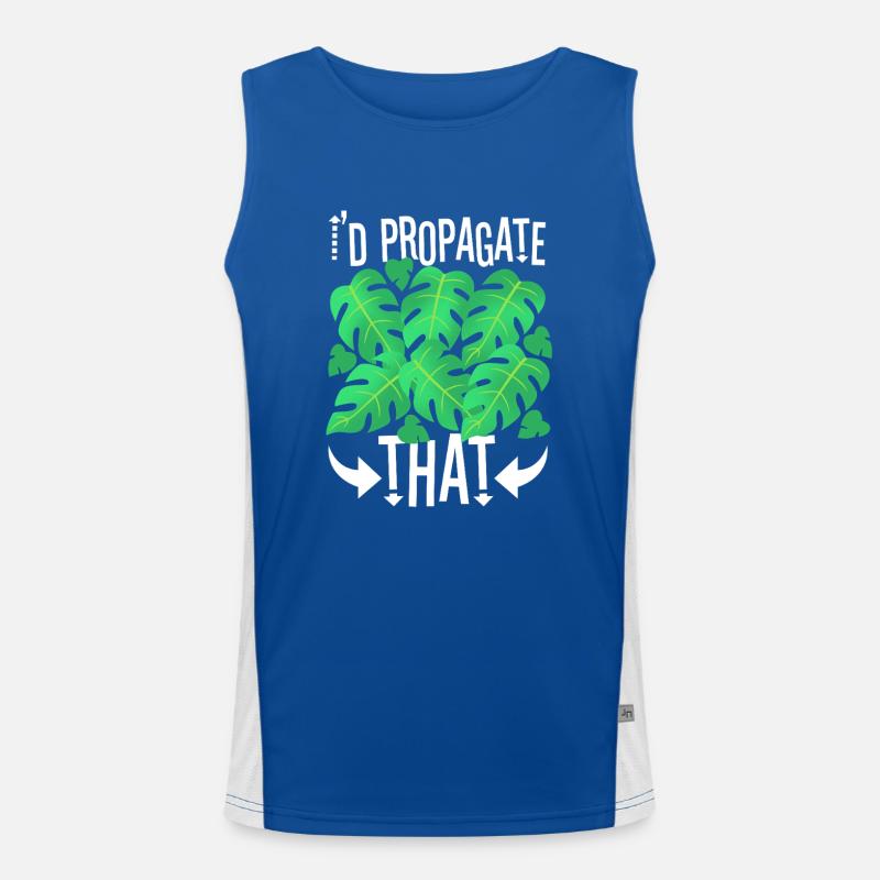 I'd Propagate That Funktionelles Kontrast-Tank Top für Männer 