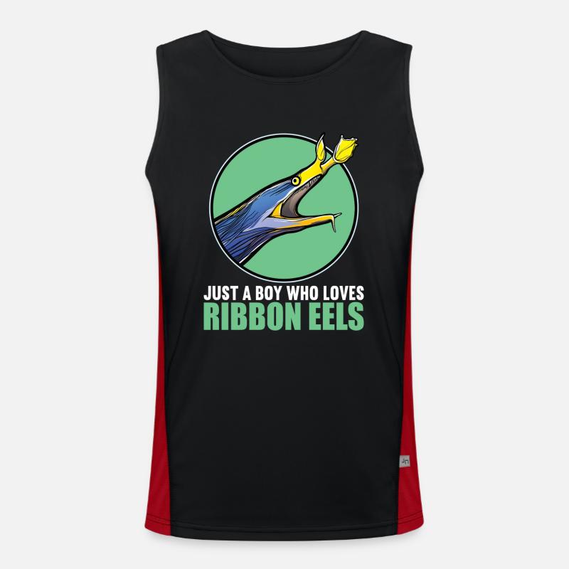 Nasal Moray Eel Ghost Moray Men's Functional Contrast Tank Top 