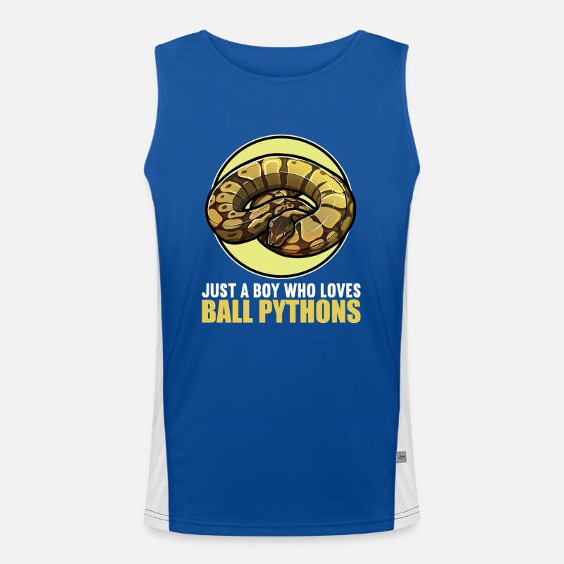 Ball Python Roi Python Roi Python Débardeur respirant contrasté Homme 