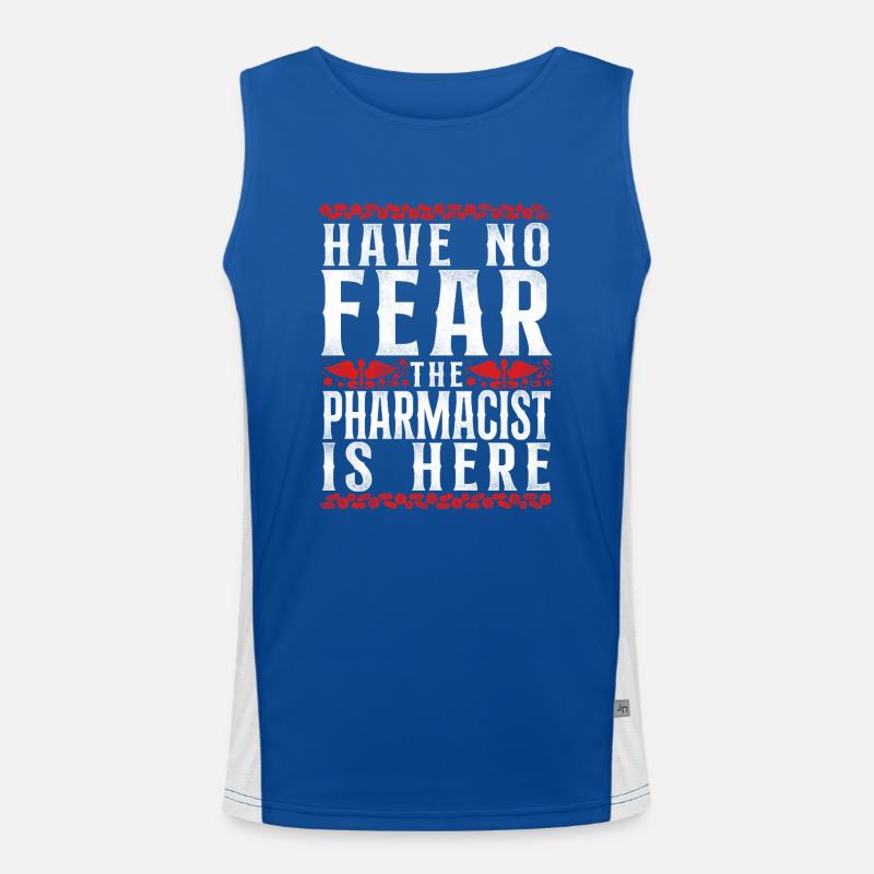 Pharmacy Tech Technician Funktionelles Kontrast-Tank Top für Männer 