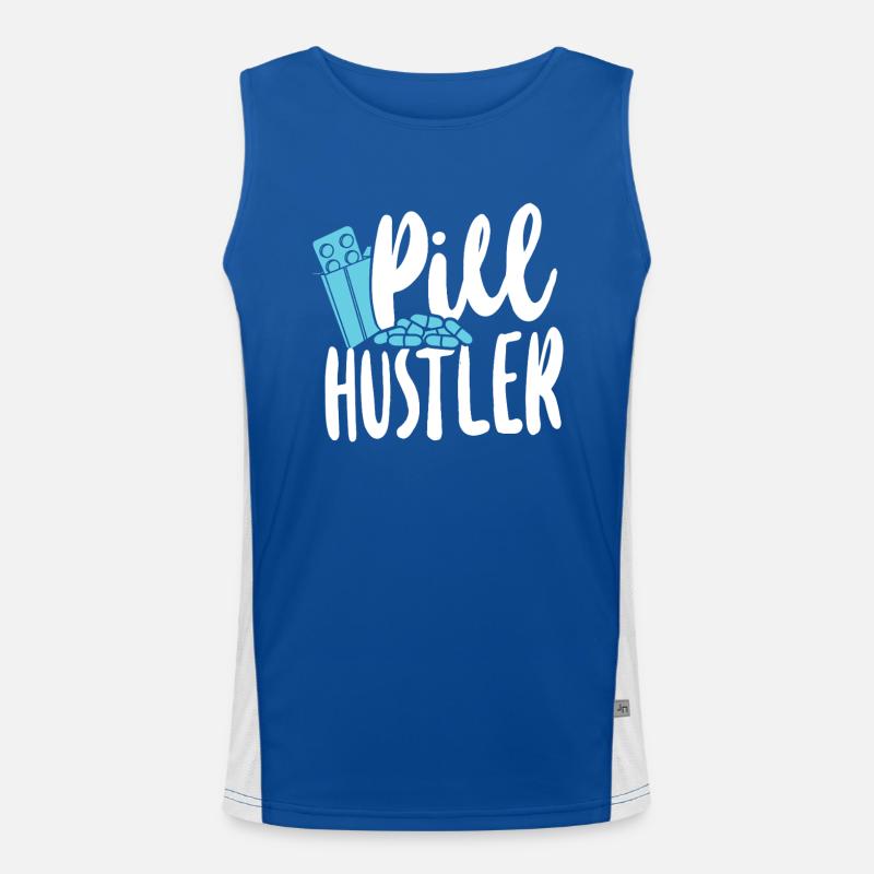 Pharmacy Tech Technician Funktionelles Kontrast-Tank Top für Männer 