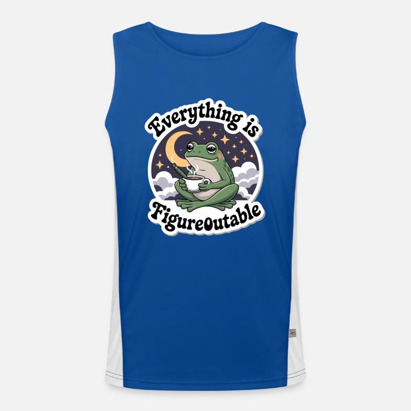 FROSCH SANFT Funktionelles Kontrast-Tank Top für Männer 