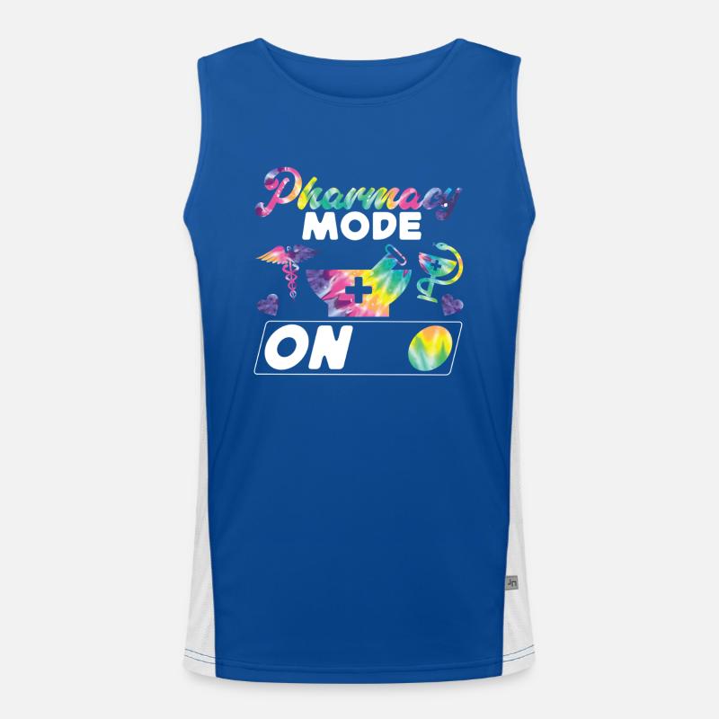 Pharmacy Tech Technician Men's Functional Contrast Tank Top 