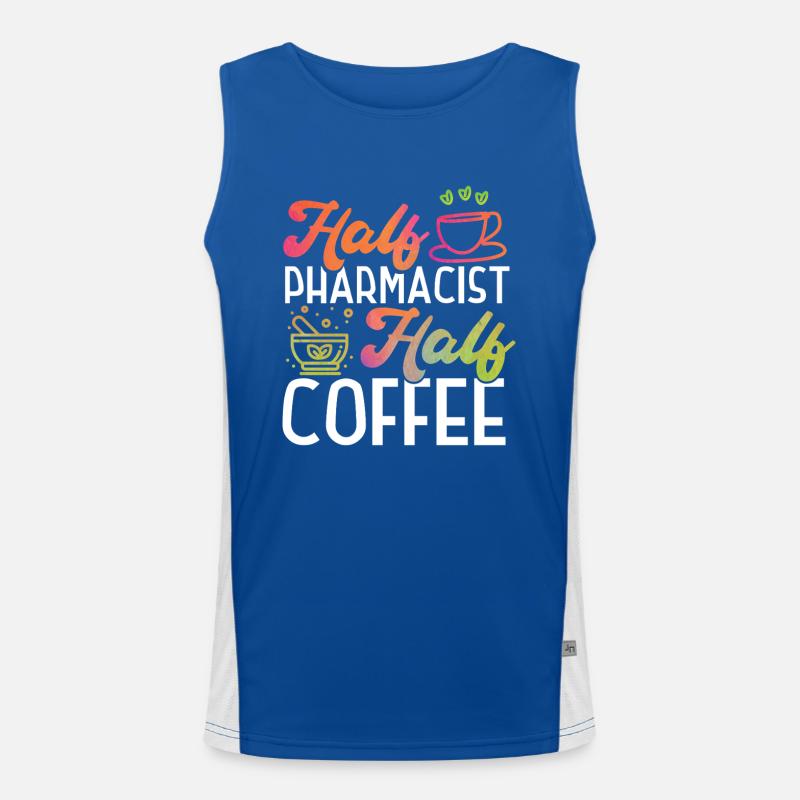 Pharmacy Tech Technician Men's Functional Contrast Tank Top 