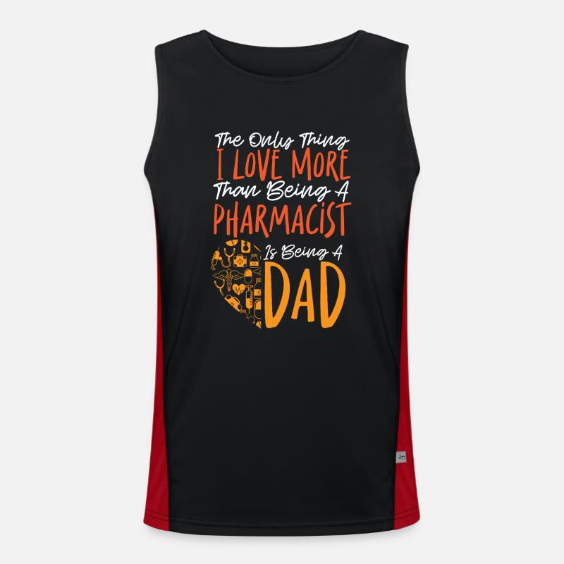 Pharmacy Tech Technician Men's Functional Contrast Tank Top 