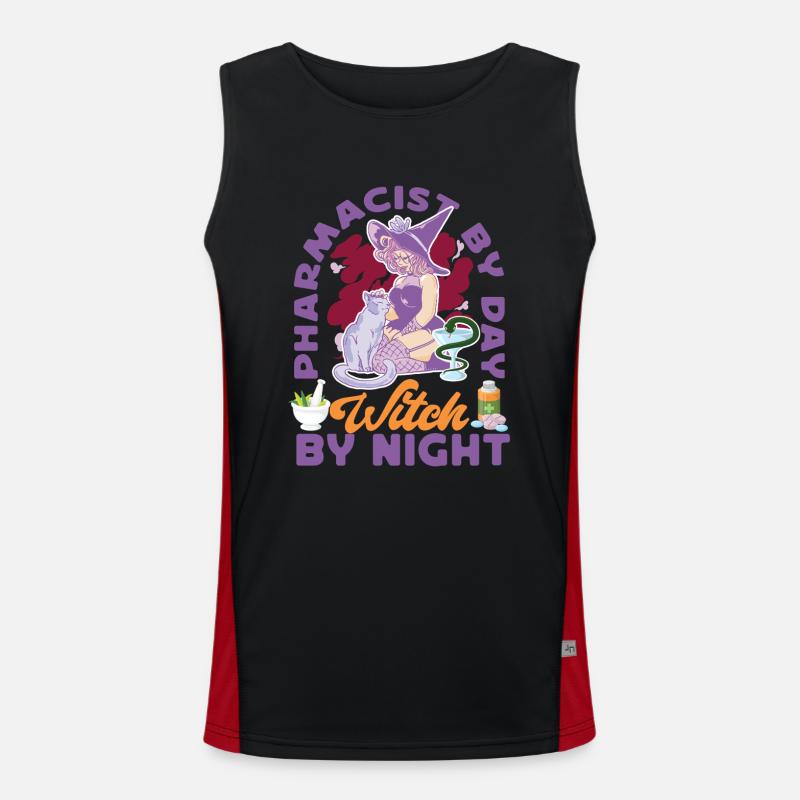 Pharmacy Tech Technician Men's Functional Contrast Tank Top 