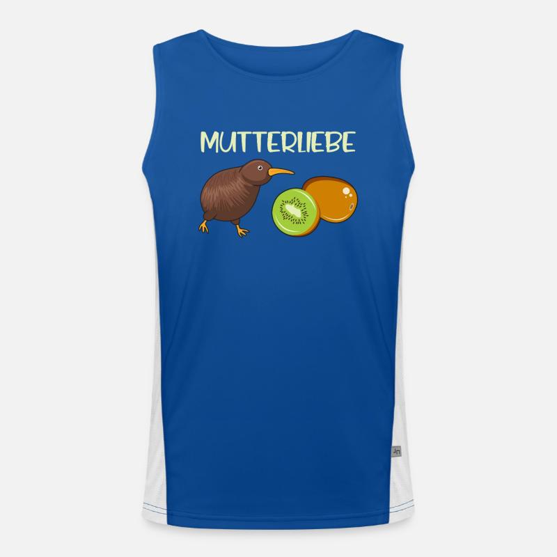 Bald Mama MUTTERLIEBE Werdende Mutter Lustig Funktionelles Kontrast-Tank Top für Männer 