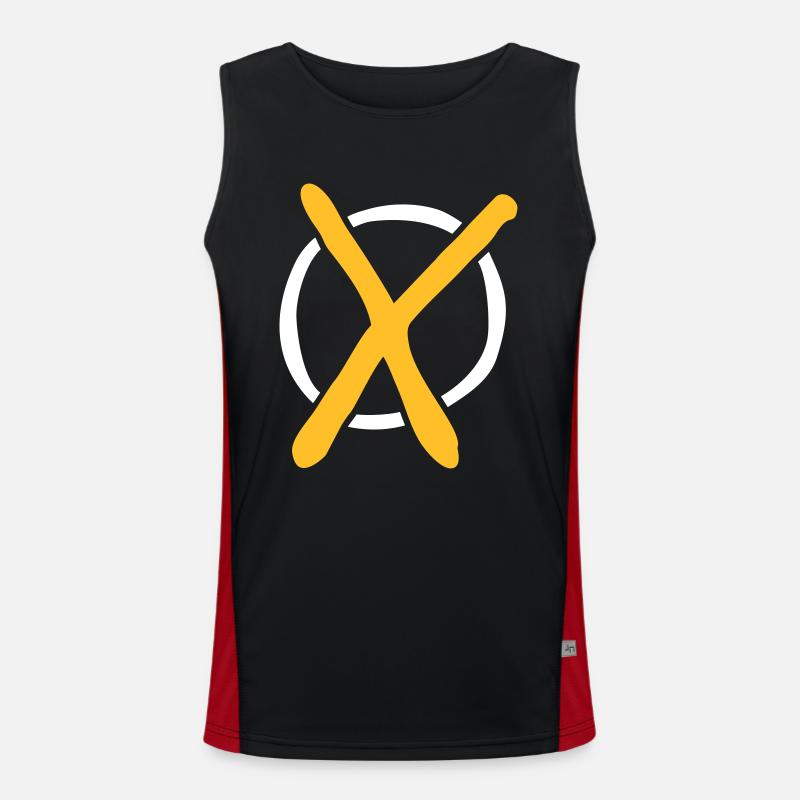 Election cross Men's Functional Contrast Tank Top 