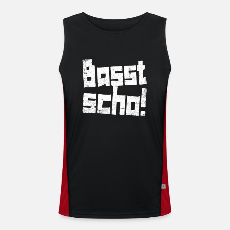 Basst Scho ! C’est bon ! Grunge Style Débardeur respirant contrasté Homme 