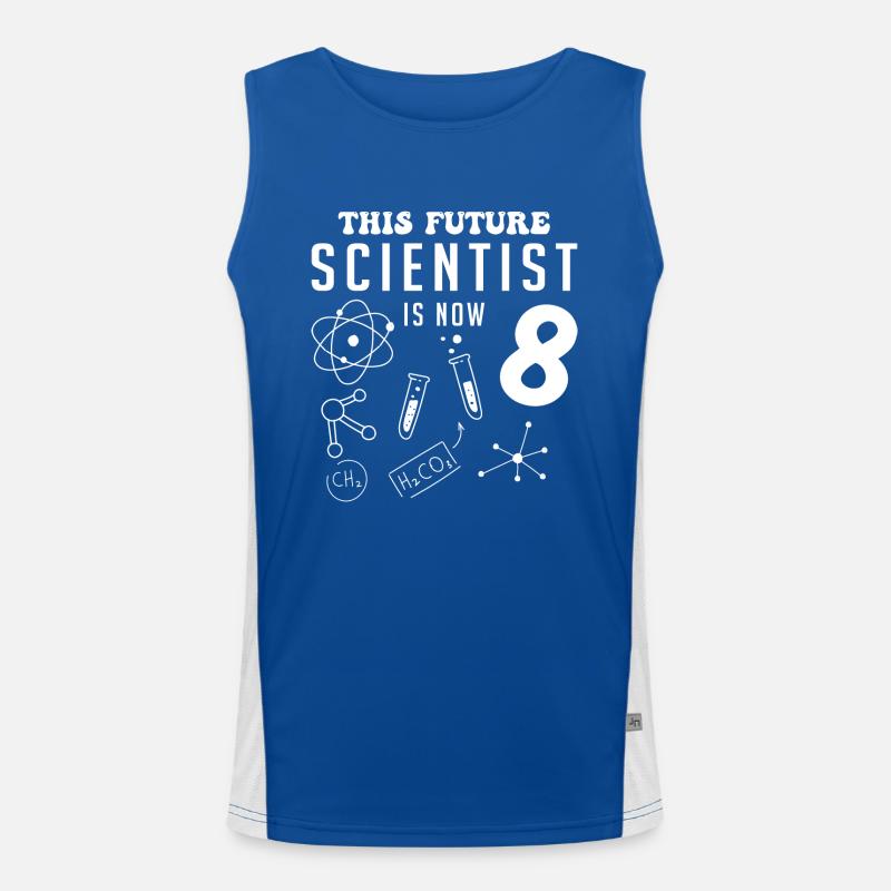 This scientific future is 8 Men's Functional Contrast Tank Top 