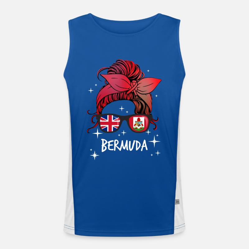 Bermuda Funktionelles Kontrast-Tank Top für Männer 