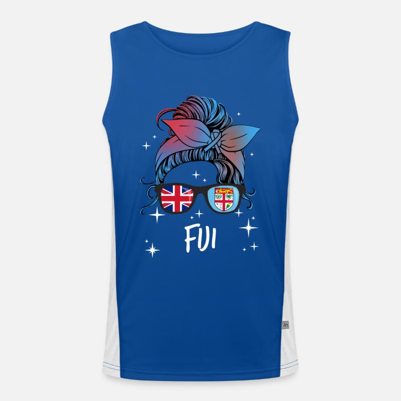Fidschi Funktionelles Kontrast-Tank Top für Männer 