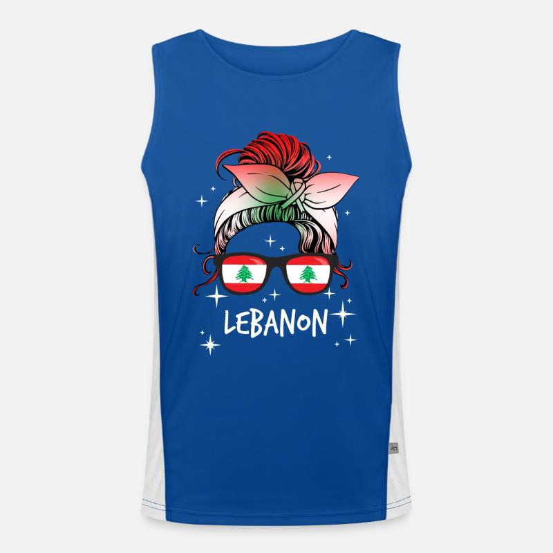 Lebanon Men's Functional Contrast Tank Top 