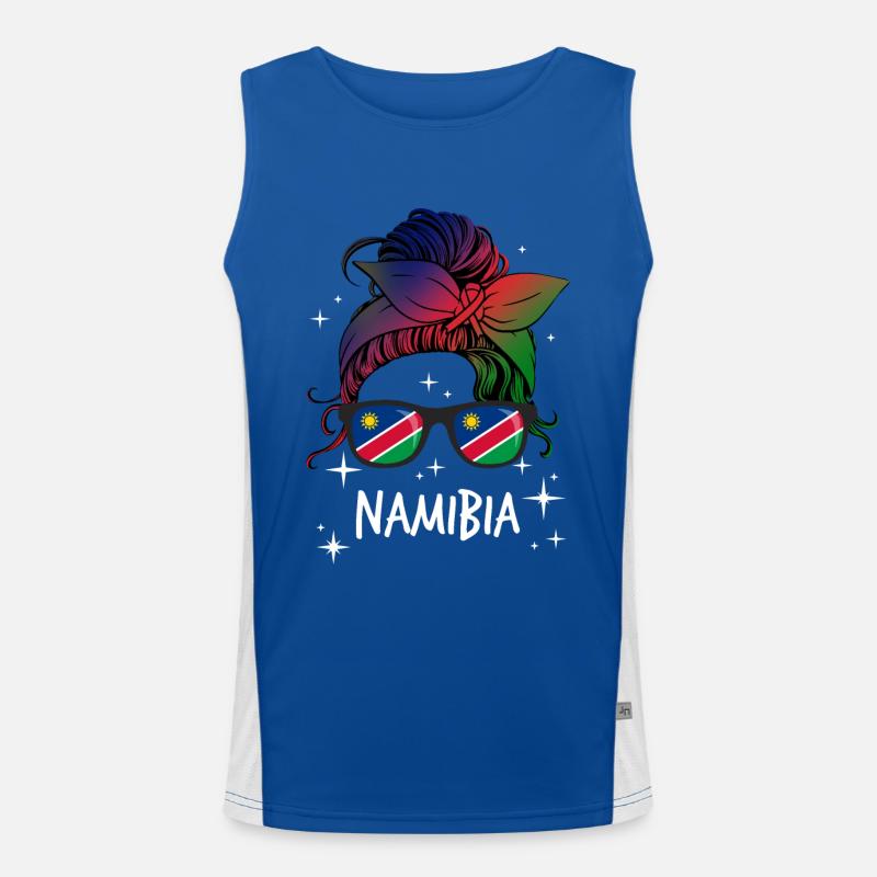Namibia Men's Functional Contrast Tank Top 