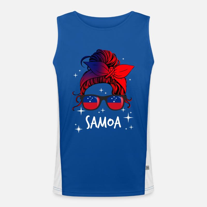 Samoa Funktionelles Kontrast-Tank Top für Männer 