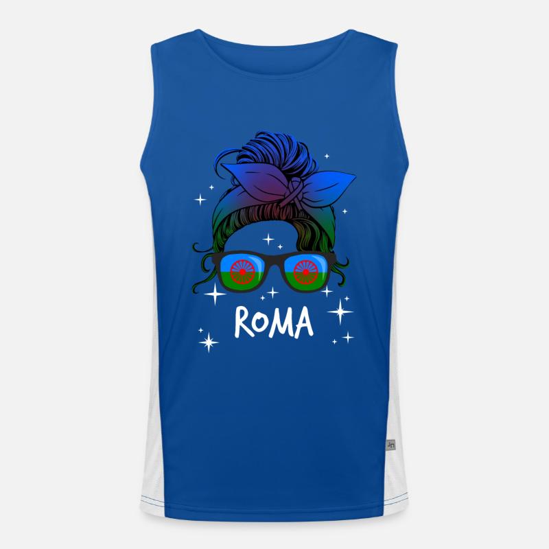 Roma Funktionelles Kontrast-Tank Top für Männer 